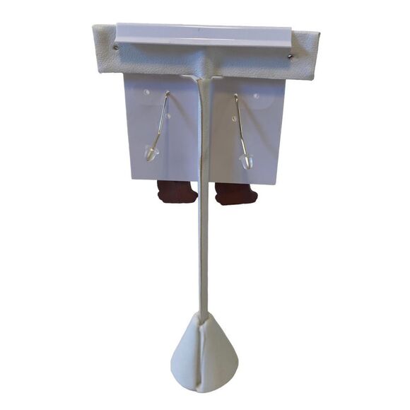 Chocolate Bunny Earrings. Perfect for Easter or Spring! - Picture 4 of 6